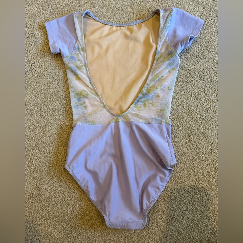 Eleve Kids Floral Lavender Leotard